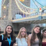 Grupo de estudiantes durante una visita a Londres